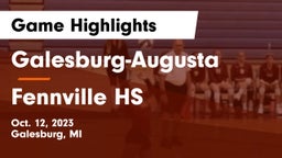 Galesburg-Augusta  vs Fennville HS Game Highlights - Oct. 12, 2023