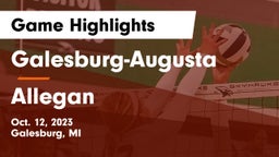 Galesburg-Augusta  vs Allegan  Game Highlights - Oct. 12, 2023