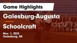Galesburg-Augusta  vs Schoolcraft  Game Highlights - Nov. 1, 2023