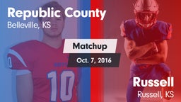 Matchup: Republic County High vs. Russell  2016