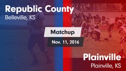 Matchup: Republic County High vs. Plainville  2016