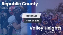 Matchup: Republic County High vs. Valley Heights  2018