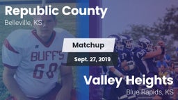 Matchup: Republic County High vs. Valley Heights  2019