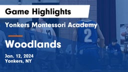 Yonkers Montessori Academy vs Woodlands  Game Highlights - Jan. 12, 2024