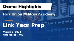 Fork Union Military Academy vs Link Year Prep Game Highlights - March 5, 2024