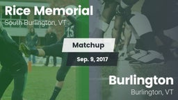Matchup: Rice Memorial High vs. Burlington  2017