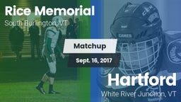 Matchup: Rice Memorial High vs. Hartford  2017