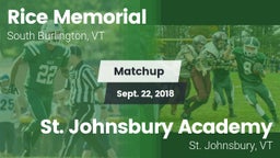 Matchup: Rice Memorial High vs. St. Johnsbury Academy  2018