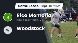 Recap: Rice Memorial  vs. Woodstock 2022