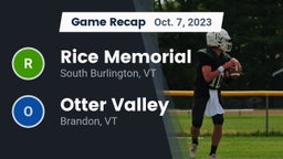 Recap: Rice Memorial  vs. Otter Valley  2023
