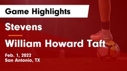 Stevens  vs William Howard Taft  Game Highlights - Feb. 1, 2022
