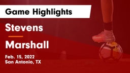 Stevens  vs Marshall Game Highlights - Feb. 15, 2022