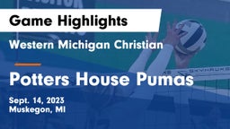 Western Michigan Christian  vs Potters House Pumas Game Highlights - Sept. 14, 2023