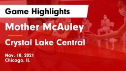 Mother McAuley  vs Crystal Lake Central  Game Highlights - Nov. 18, 2021