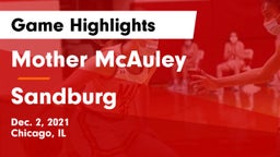 Mother McAuley  vs Sandburg  Game Highlights - Dec. 2, 2021