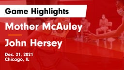 Mother McAuley  vs John Hersey  Game Highlights - Dec. 21, 2021