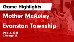 Mother McAuley  vs Evanston Township  Game Highlights - Dec. 2, 2023
