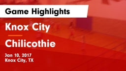 Knox City  vs Chilicothie Game Highlights - Jan 10, 2017