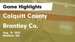 Colquitt County  vs Brantley Co. Game Highlights - Aug. 19, 2023