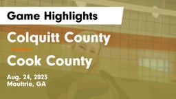 Colquitt County  vs Cook County  Game Highlights - Aug. 24, 2023