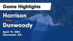 Harrison  vs Dunwoody  Game Highlights - April 19, 2022