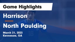 Harrison  vs North Paulding  Game Highlights - March 21, 2023