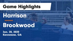 Harrison  vs Brookwood  Game Highlights - Jan. 28, 2020