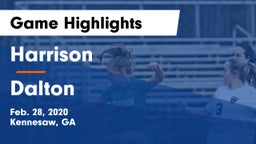 Harrison  vs Dalton  Game Highlights - Feb. 28, 2020