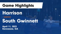 Harrison  vs South Gwinnett  Game Highlights - April 11, 2023