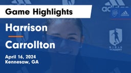 Harrison  vs Carrollton  Game Highlights - April 16, 2024