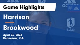 Harrison  vs Brookwood  Game Highlights - April 23, 2024