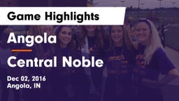 Angola  vs Central Noble Game Highlights - Dec 02, 2016