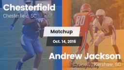 Matchup: Chesterfield High vs. Andrew Jackson  2016