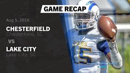 Recap: Chesterfield  vs. Lake City  2016