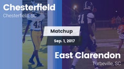 Matchup: Chesterfield High vs. East Clarendon  2017