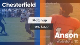 Matchup: Chesterfield High vs. Anson  2017
