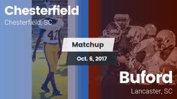 Matchup: Chesterfield High vs. Buford  2017