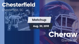 Matchup: Chesterfield High vs. Cheraw  2018