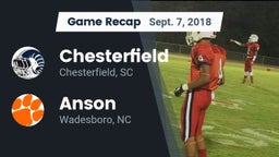 Recap: Chesterfield  vs. Anson  2018