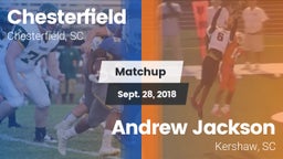 Matchup: Chesterfield High vs. Andrew Jackson  2018