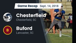 Recap: Chesterfield  vs. Buford  2018