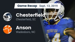 Recap: Chesterfield  vs. Anson  2019
