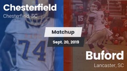 Matchup: Chesterfield High vs. Buford  2019