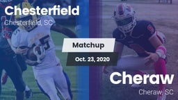 Matchup: Chesterfield High vs. Cheraw  2020