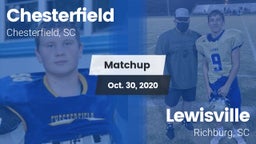 Matchup: Chesterfield High vs. Lewisville  2020