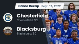 Recap: Chesterfield  vs. Blacksburg  2022