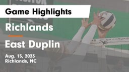 Richlands  vs East Duplin  Game Highlights - Aug. 15, 2023
