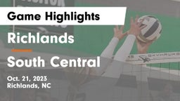 Richlands  vs South Central  Game Highlights - Oct. 21, 2023