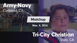 Matchup: Army-Navy High vs. Tri-City Christian  2016