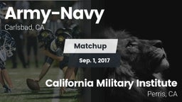 Matchup: Army-Navy High vs. California Military Institute  2017